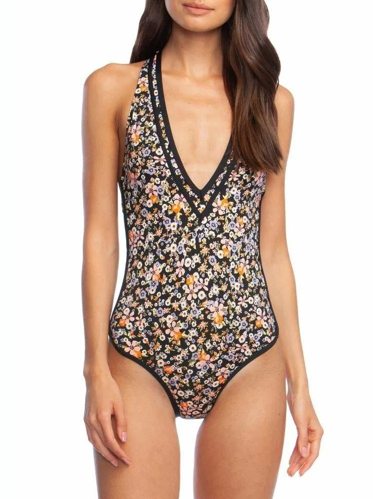 New! BCBGENERATION Racerback Women's One-Piece Swimsuit Bathing Suit Size Medium - Image 7
