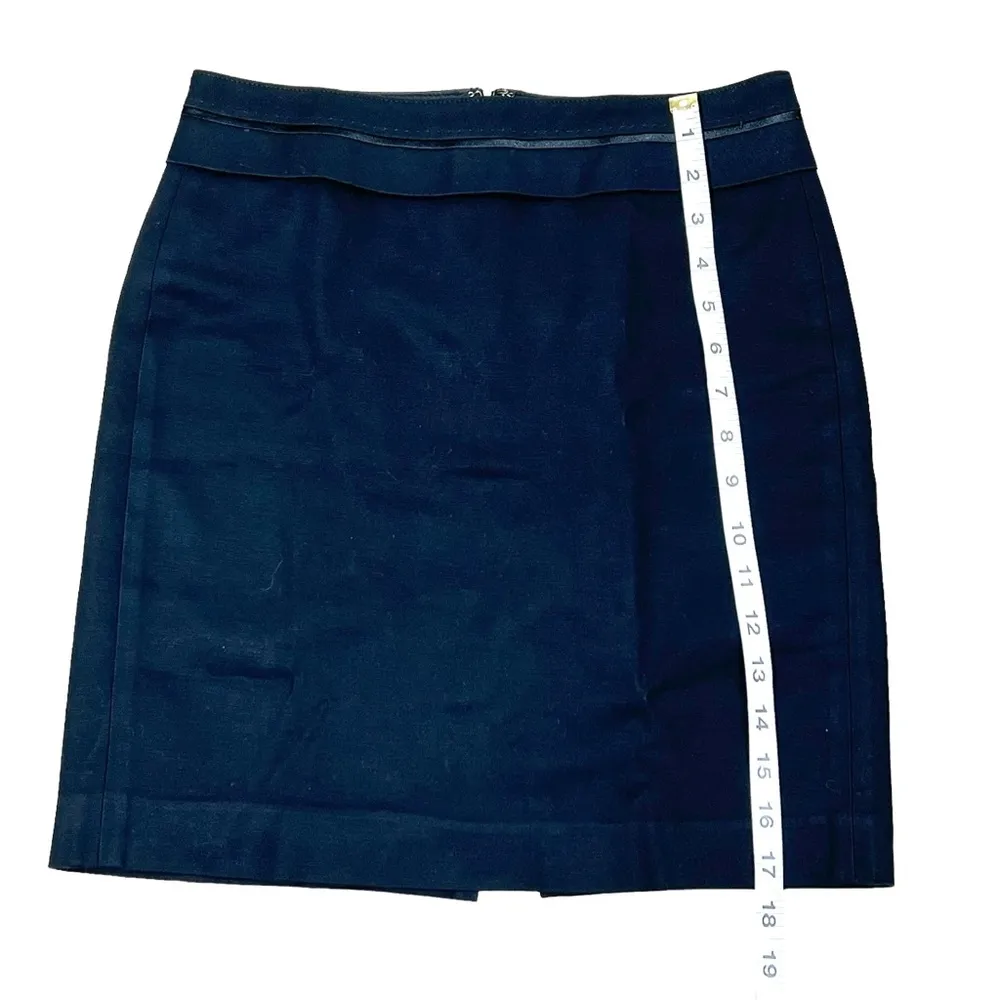 Armani Exchange AX Pencil Mini Skirt Black Career Office - Image 3
