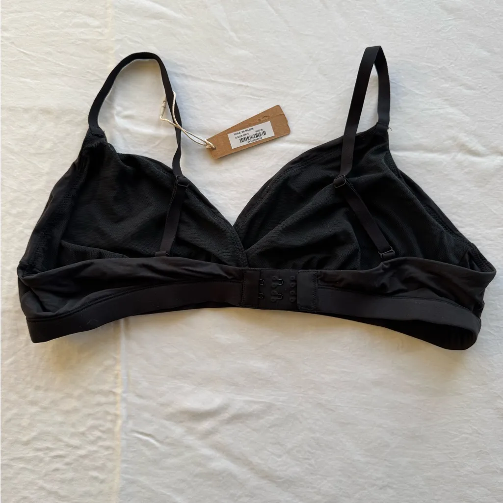 Skims Fits Everybody Crossover Bralette Onyx - Image 2