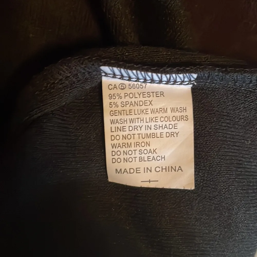 Super Cute Black Princess Polly Button / Tied Up Long Sleeve Shirt - Image 7