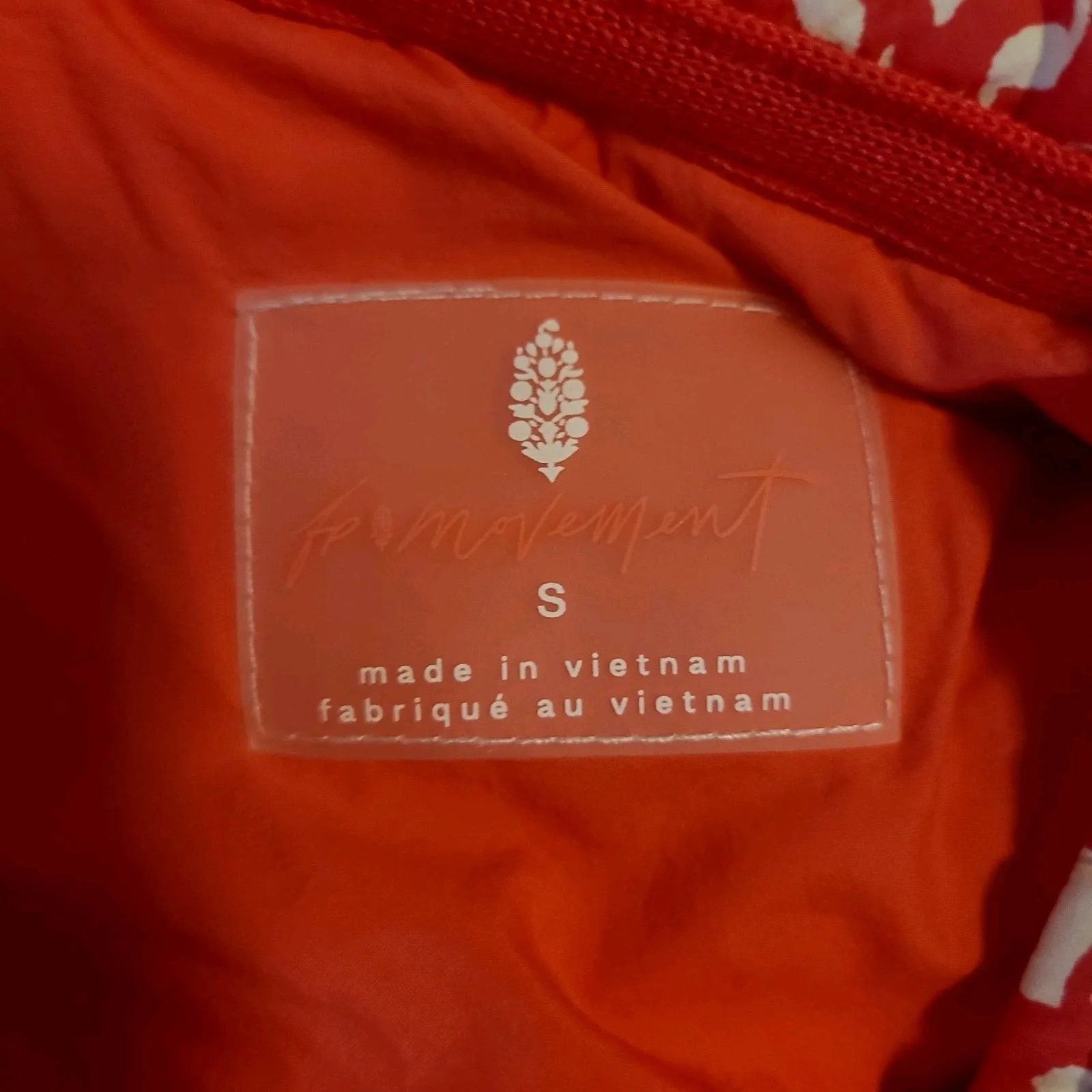 Free People Movement Pippa Packable Puffer Jacket Size Small Pink Bandana Pink - Image 5