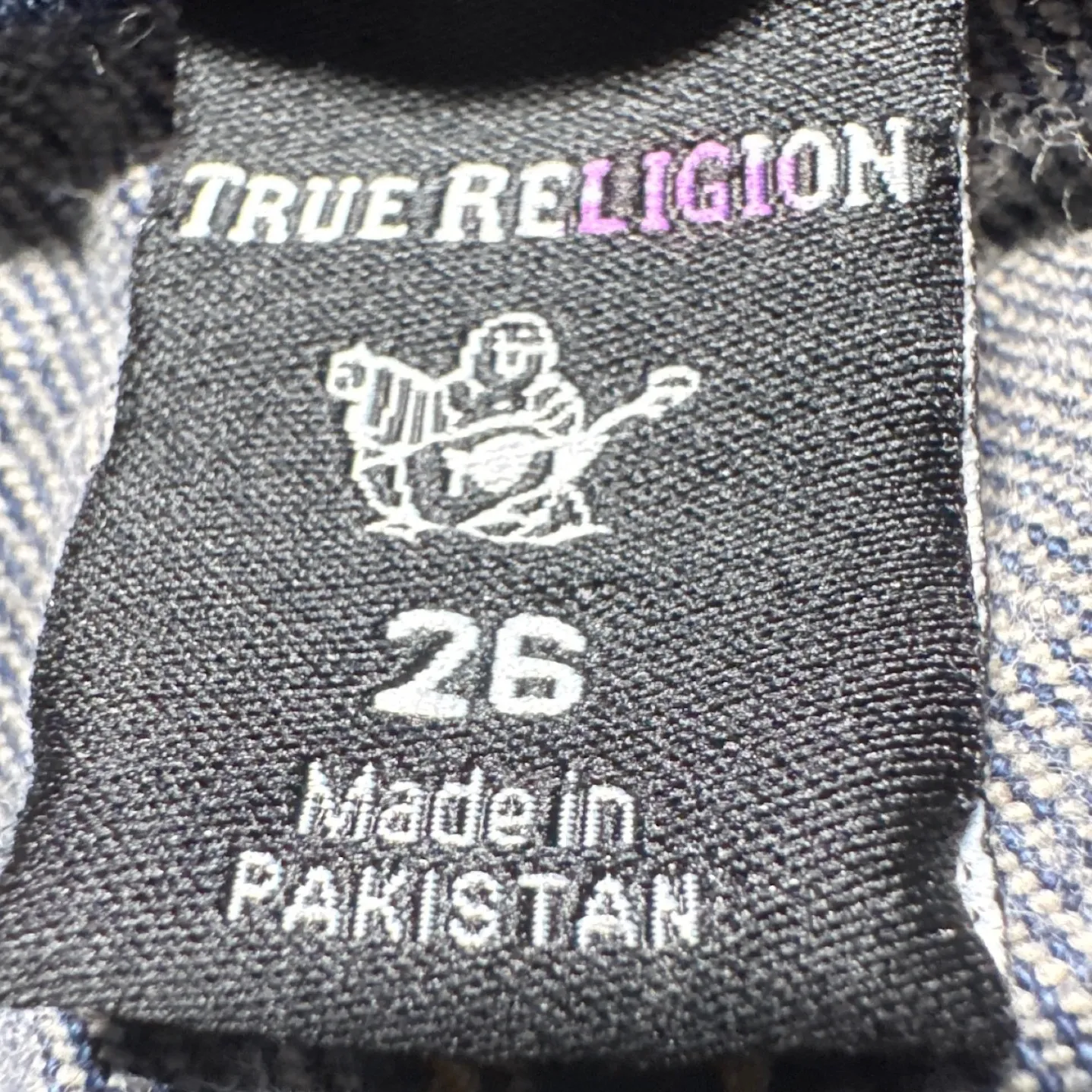 True Religion Jennie Curvy High Rise Skinny Jeans Dark Wash Size 26 - Image 7