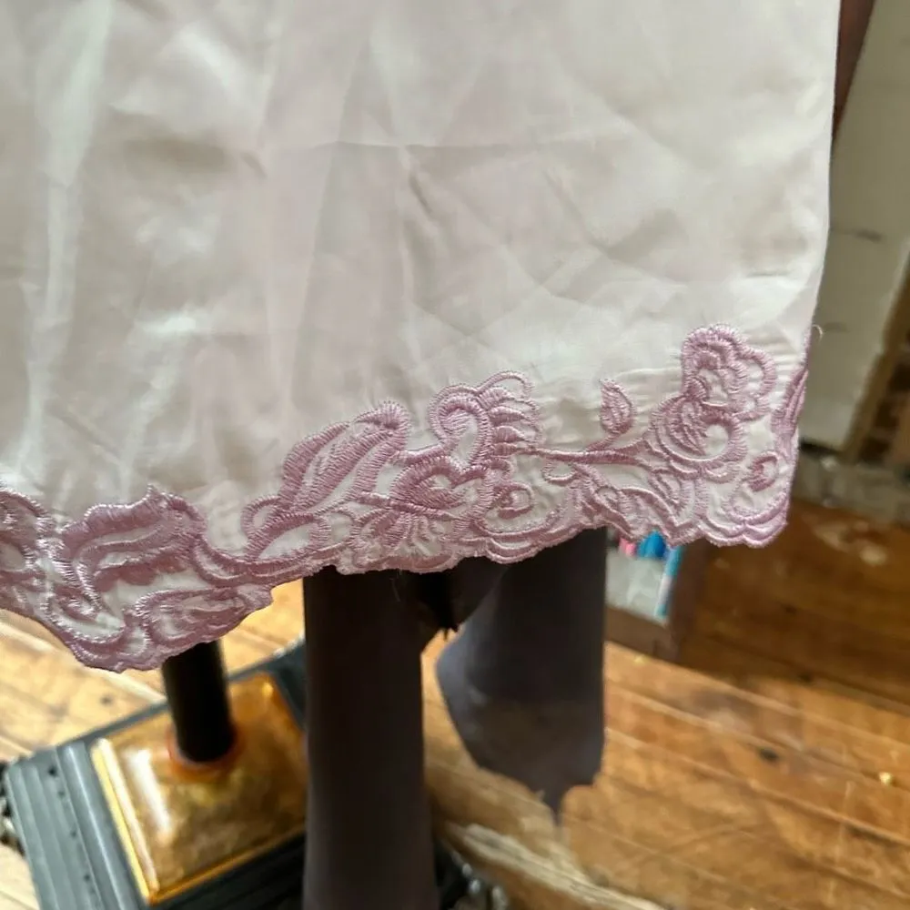 Sugarlips purple embroidered hippy boho white shift dress - Image 4