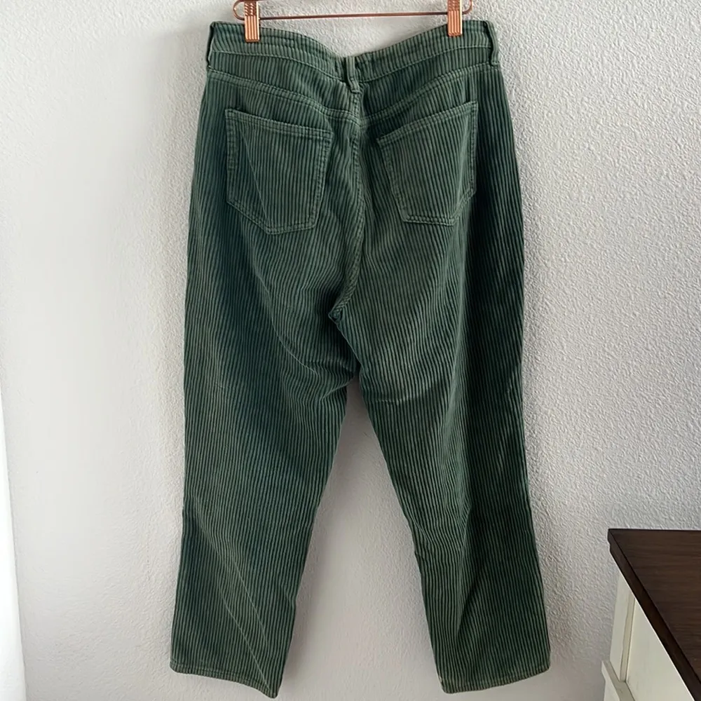 PacSun Mom Jean Green Corduroy Ribbed Pants 28 - Image 2