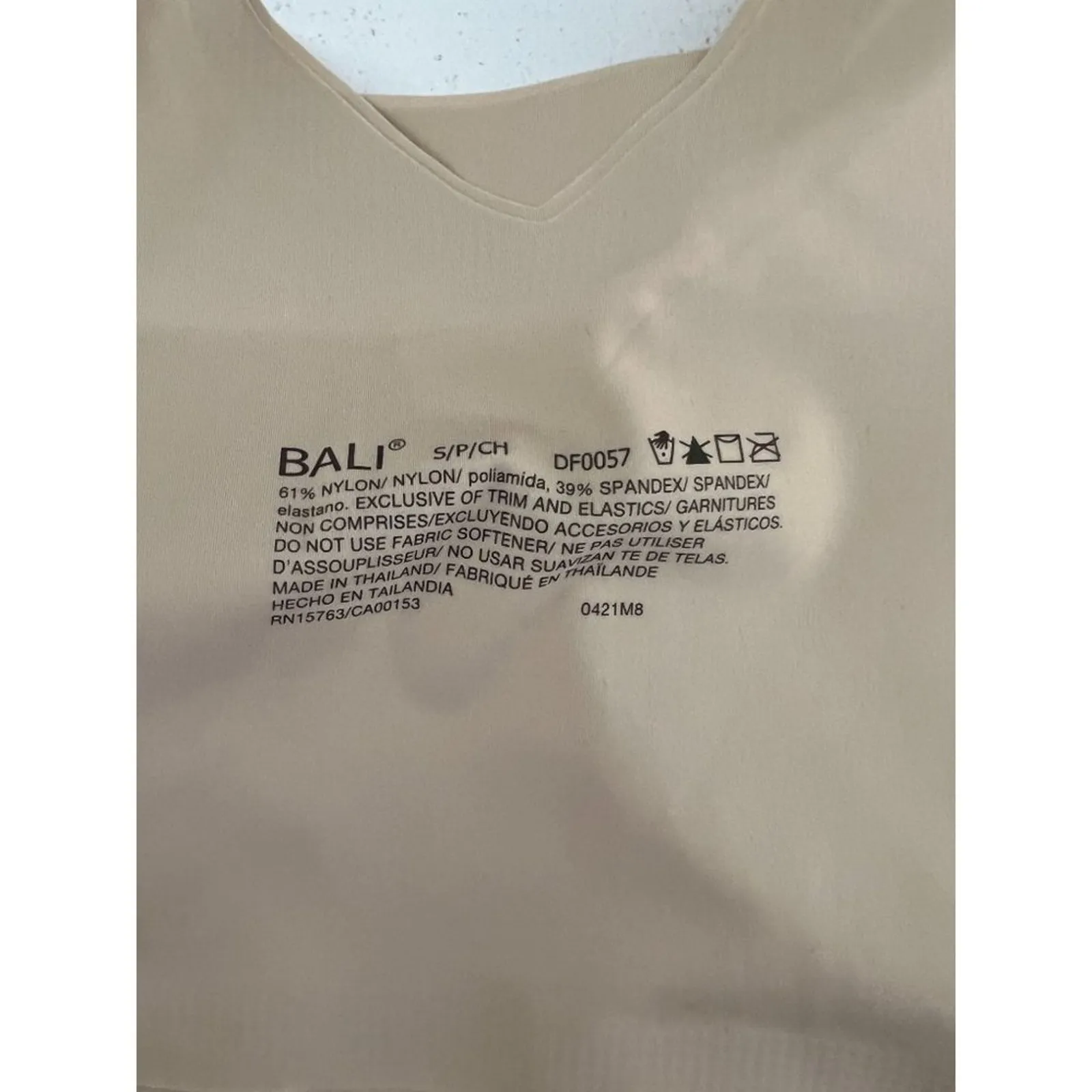 Bali Comfort Revolution Easylite Shaping Tank DF0057 Womens Small - Image 5