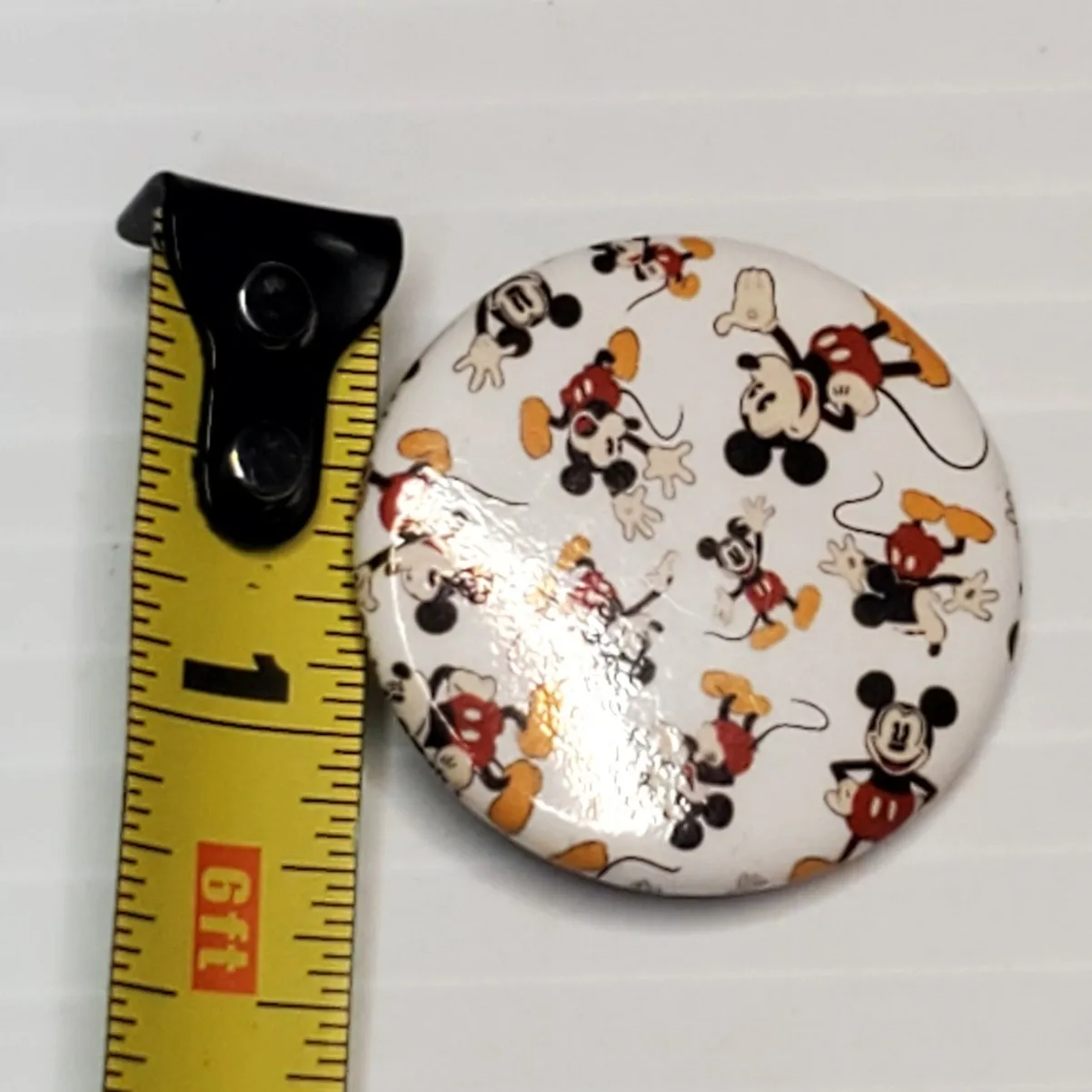Disney Mickey Mouse Button Pin 1" - Image 3