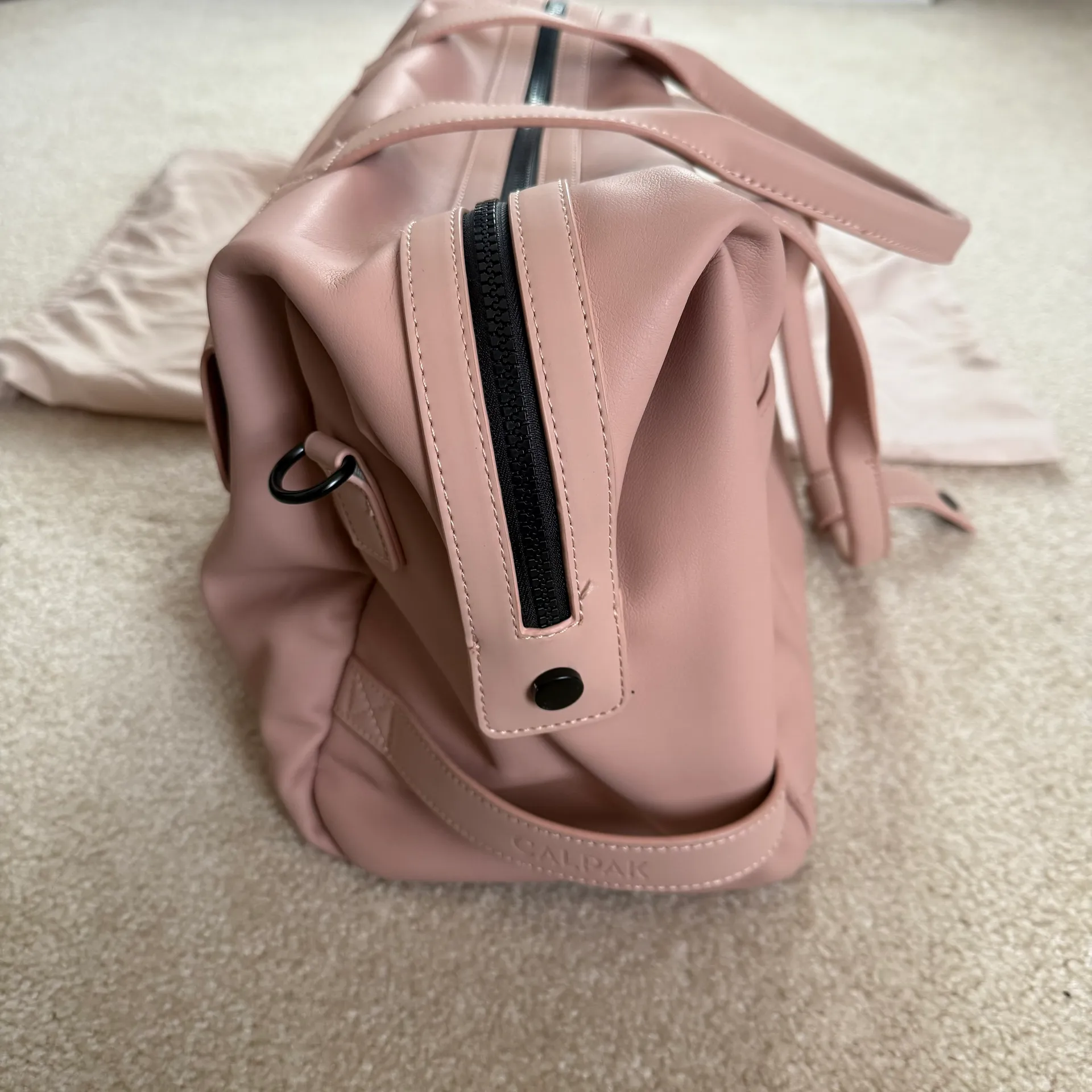 Calpak Hue Laptop Duffel Pink - Image 9