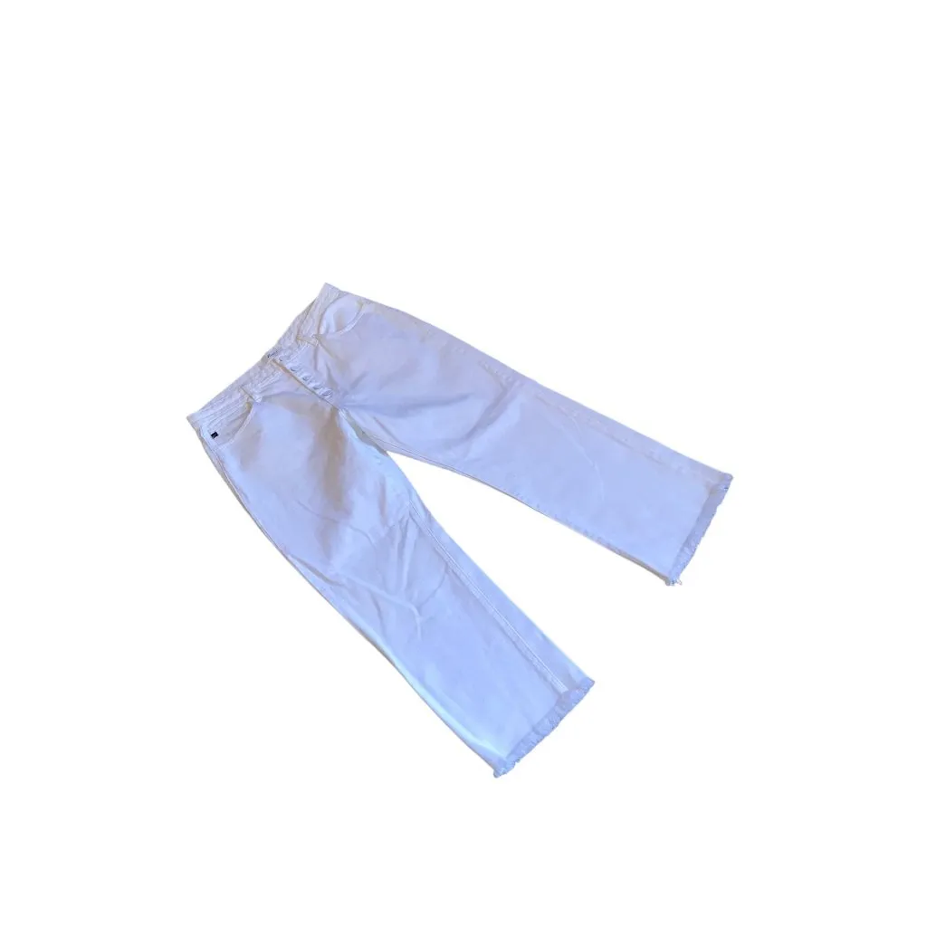 KanCan White Wide Leg Denim Jeans Size undefined - Image 5