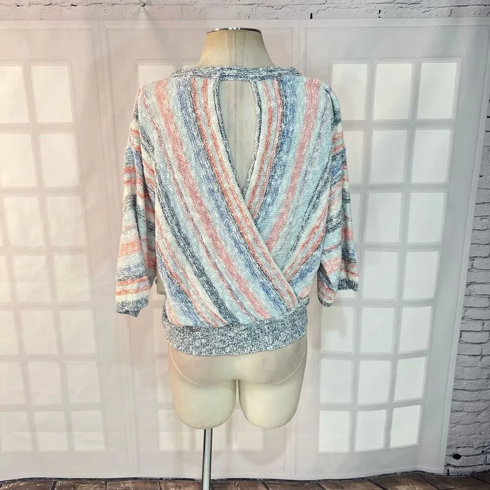 Michael Stars NWT Textured Open-Back Sweater Top size large - Image 9