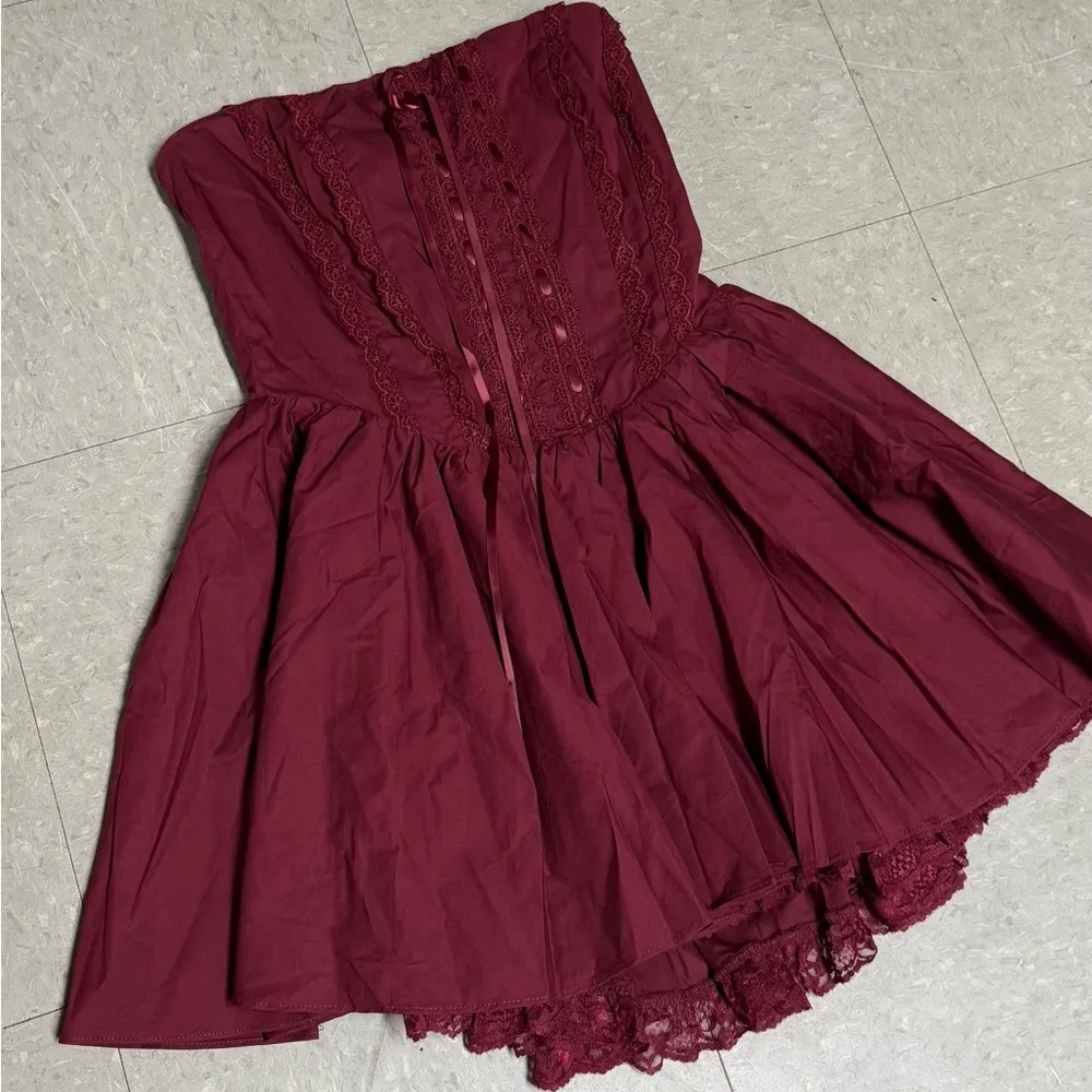 Windsor Mini Strapless Dress - Image 2