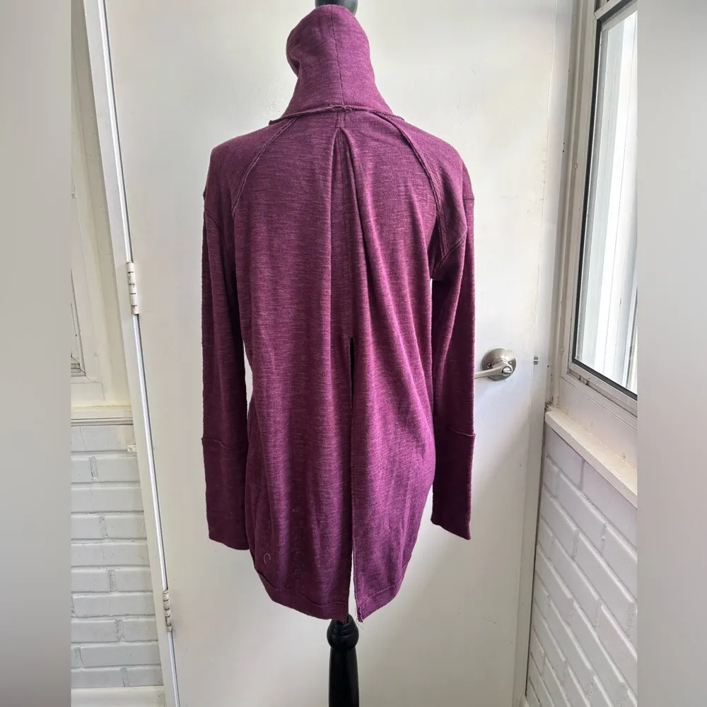 We The Free Tara Split Back Turtleneck Thermal Sweater small boho layered staple - Image 7