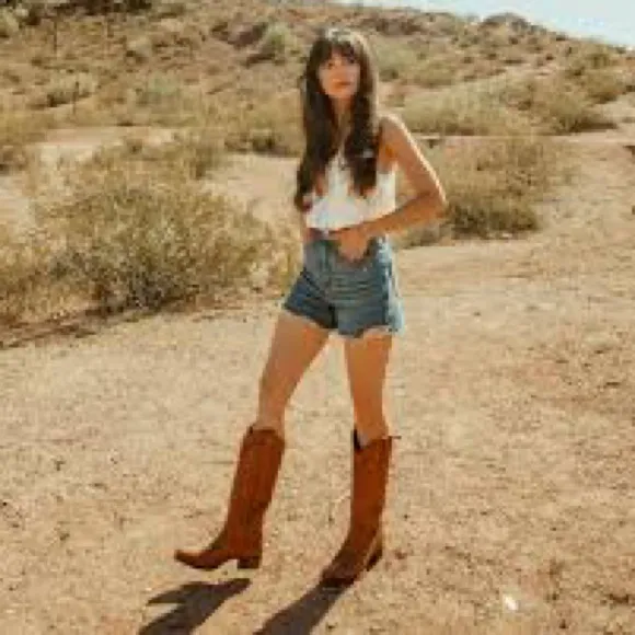 J. Crew 100% Cotton Blue‎ Light Wash Women’s Shorts Size 25 - Image 14