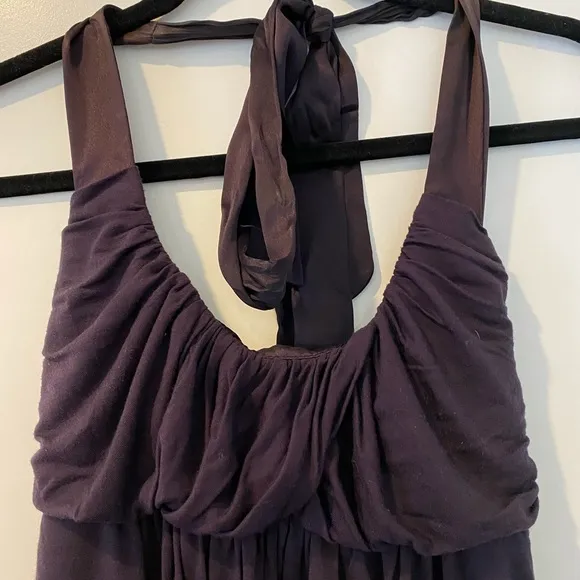 Halter Maxi Dress Purple Size M - Image 2