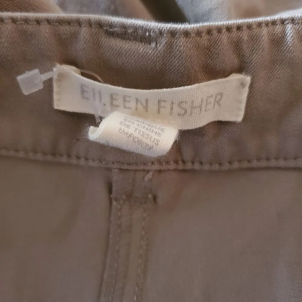 Eileen Fisher Khaki Capris (XS) - Image 5