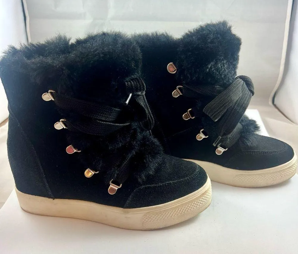 Steve Madden Wharton Faux Fur Sneaker - Image 2