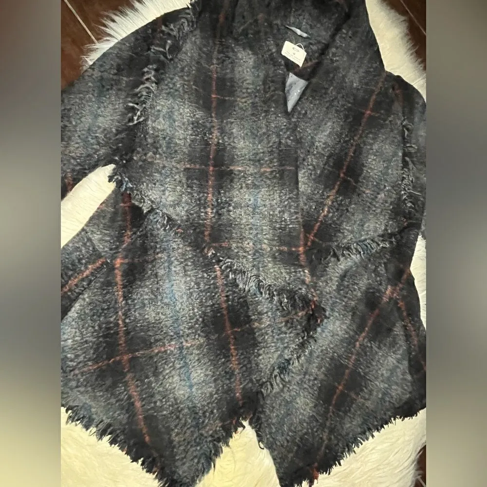 Pins and Needles plaid shacket blazer sz medium - Image 3