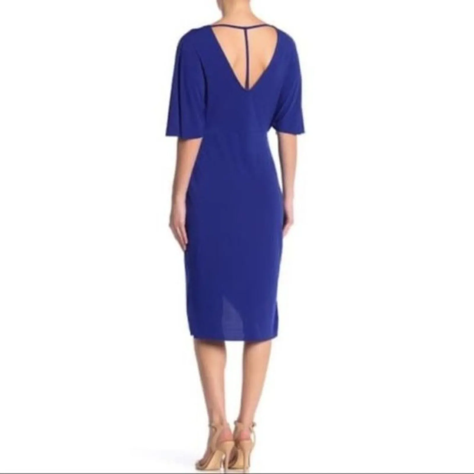 Vanity Room Dolman Sleeve Twist Front‎ Dress Size Small NWT - Image 4