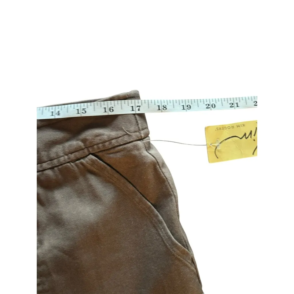 Kim Rogers Women's Brown Mid-Length Shorts - Image 3