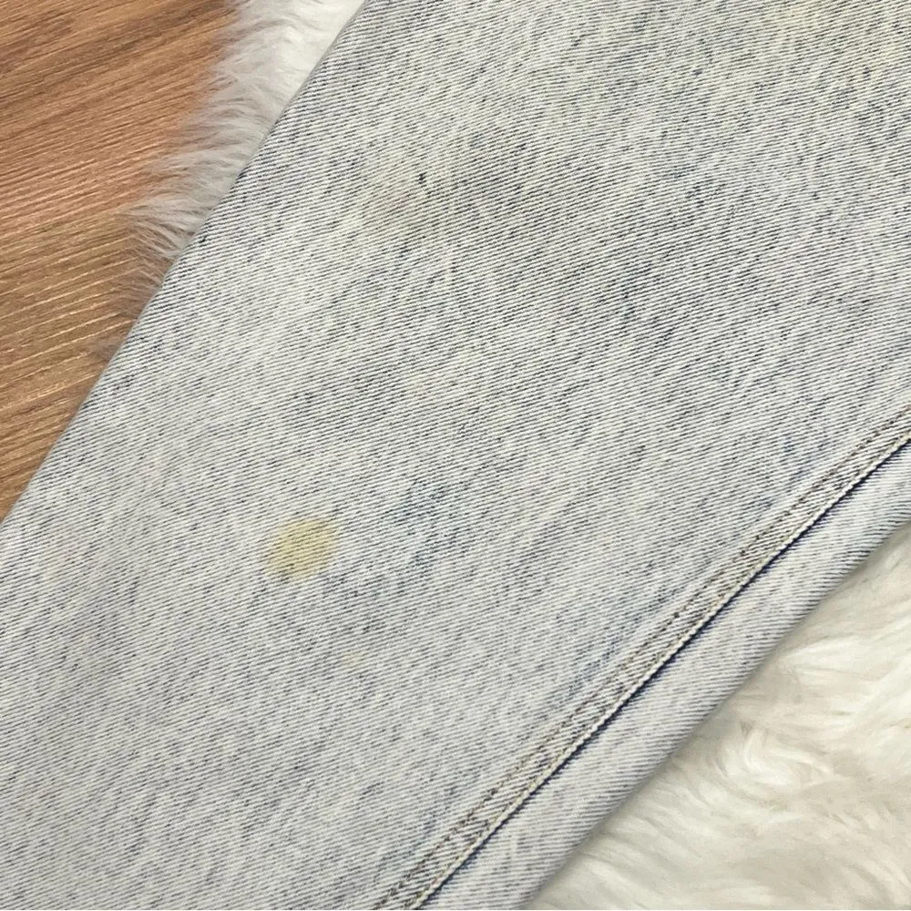 PS Gitano Vintage 80’s Acid/ Bleach Wash SUPER High Waist Jeans 28 - Image 11