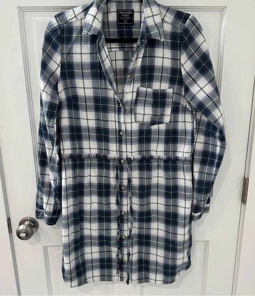 Abercrombie Classic Plaid Dress in MTall - Image 2