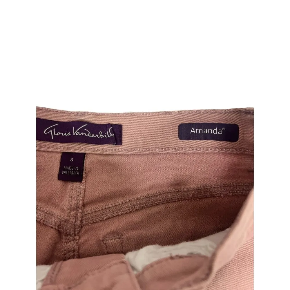 Gloria Vanderbilt Amanda Pink Jeggings - Image 3