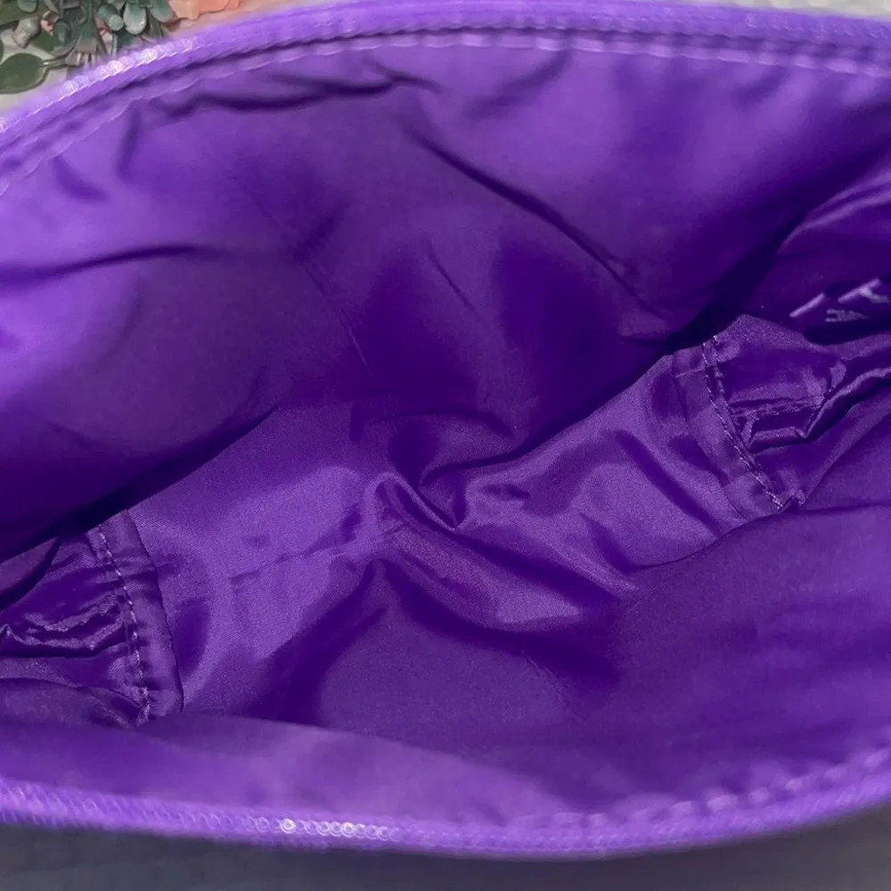 Clinique Purple Cosmetic Bag - Image 3
