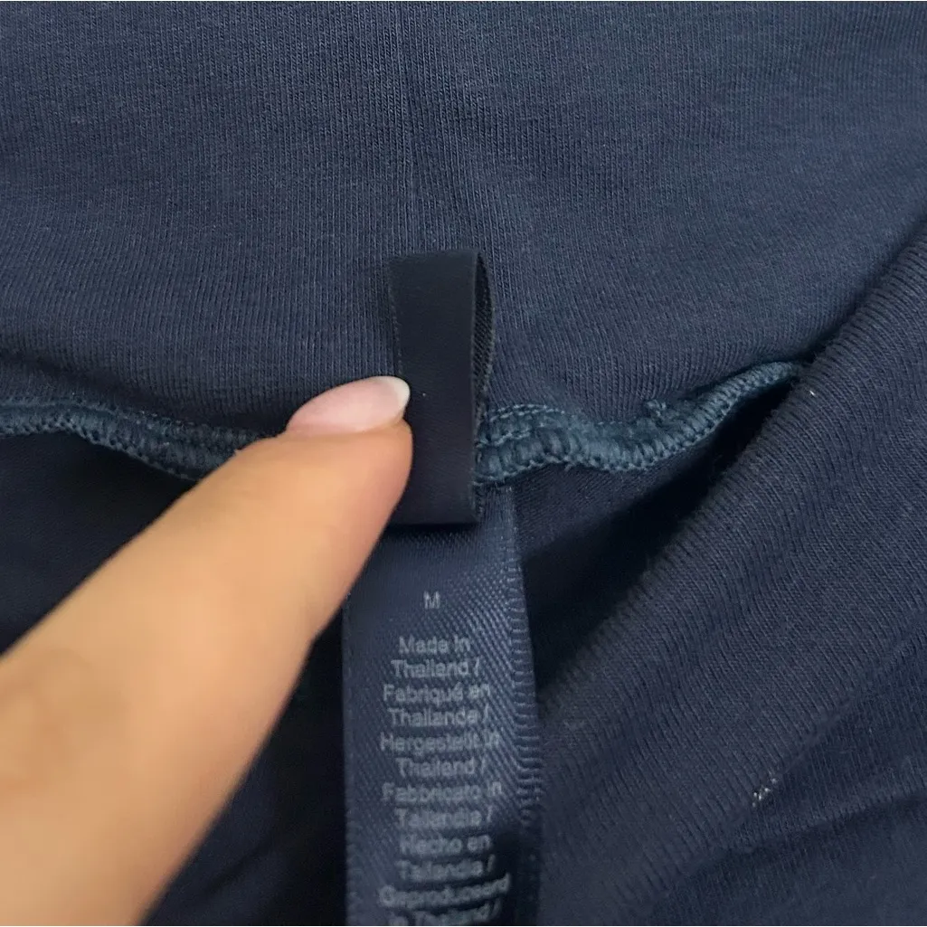 Skims Cotton Jersey Foldover Pant - Image 4