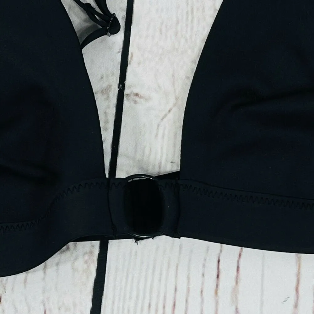 Free People Intimately Bra Oh Scuba Small Bralette Black Convertible Straps - Image 4