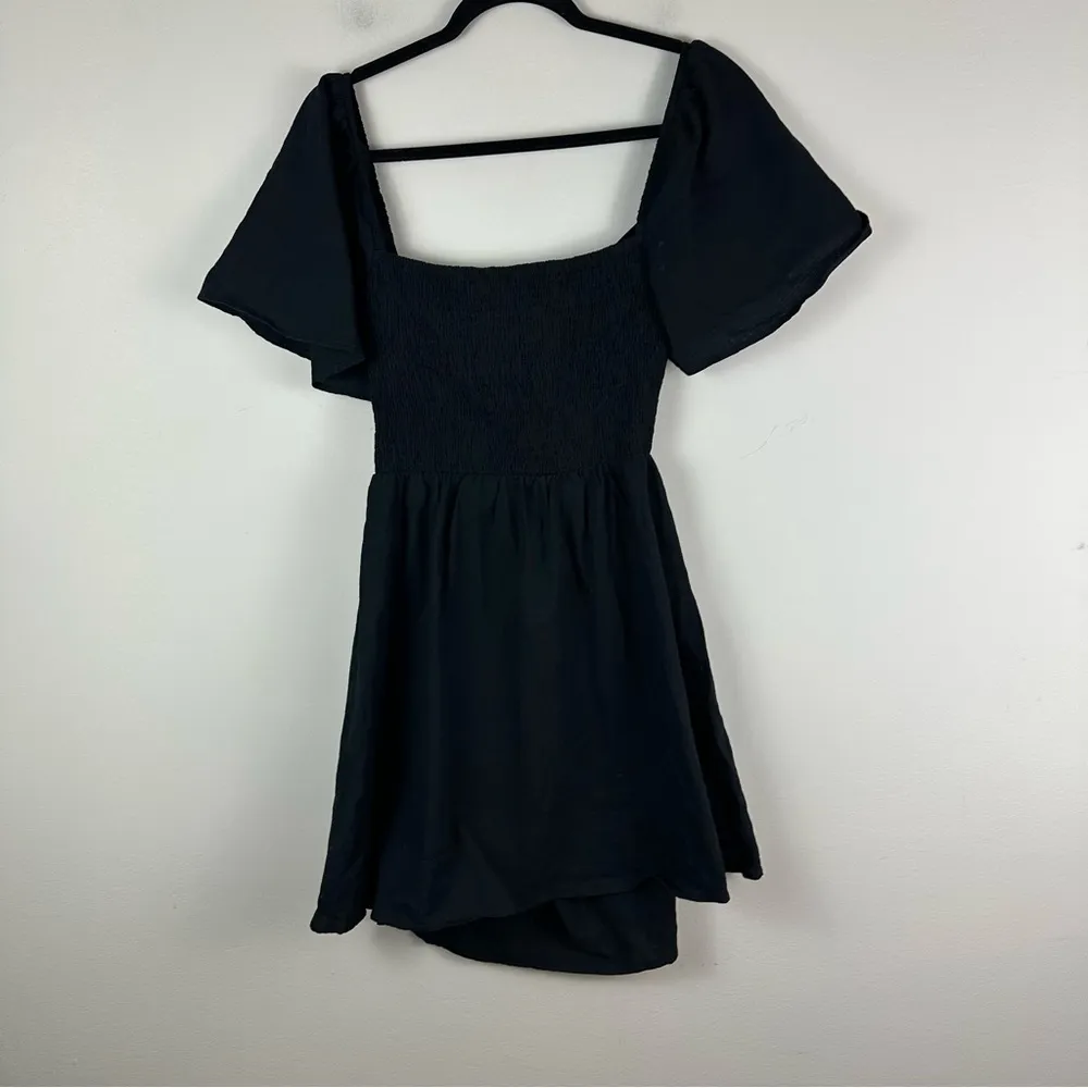Princess Polly | Black Summer Nights Open Back Mini Dress Size 10 - Image 3