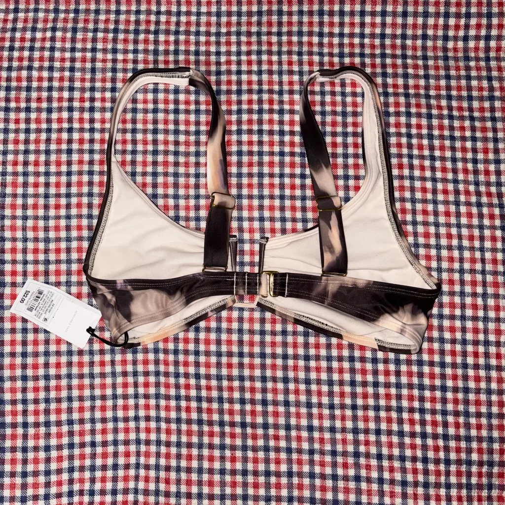 Shade & Shore Black and Cream Bra - Image 2