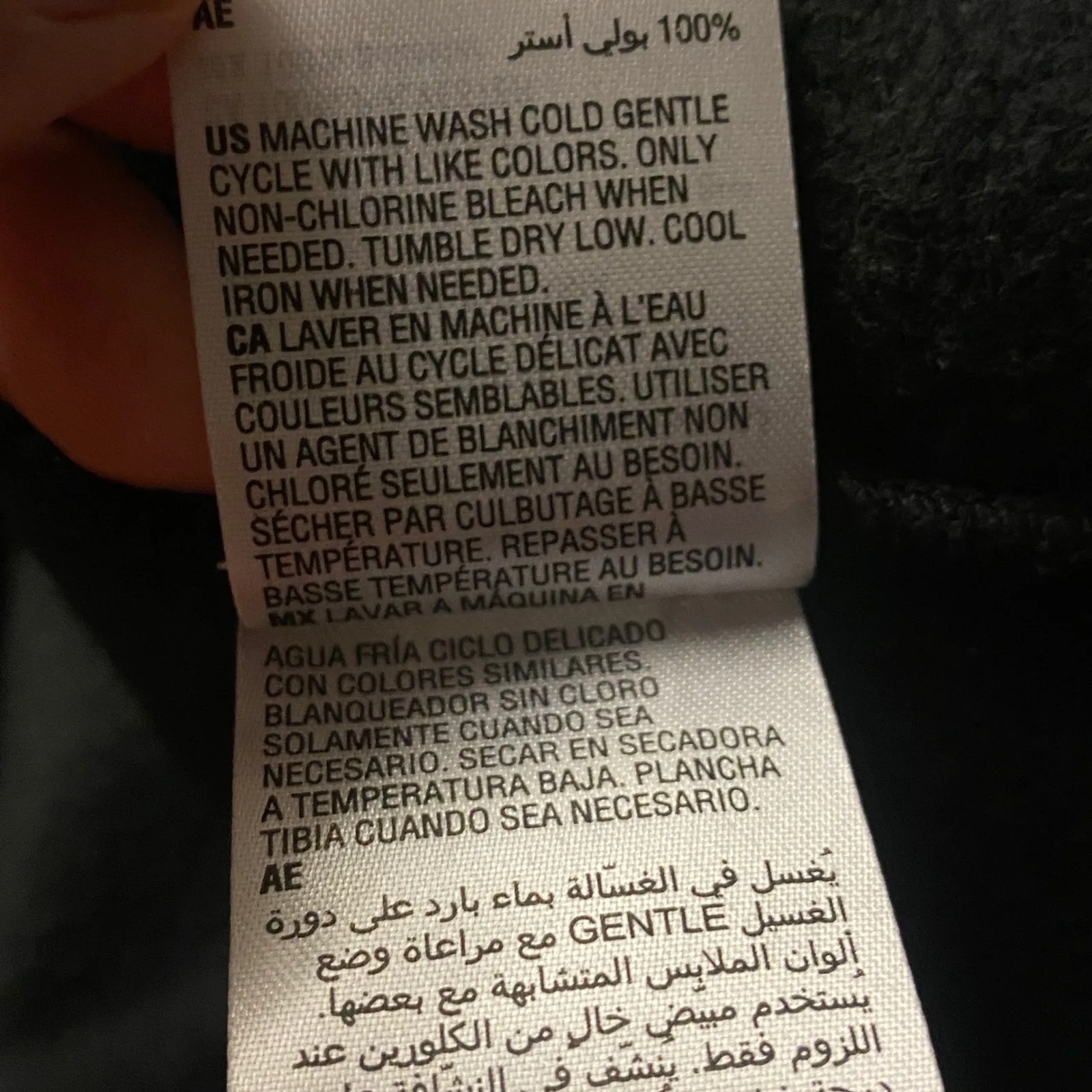 Karen Scott Sport Plus Size 1X Black Fleece Vest Full Zip Pockets Warm and Cozy - Image 5