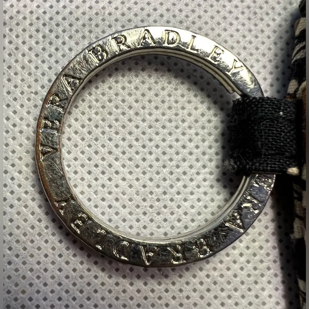 RETIRED: Vera Bradley | Ladies Caffe Latte ID coin keyring purse. - Image 4