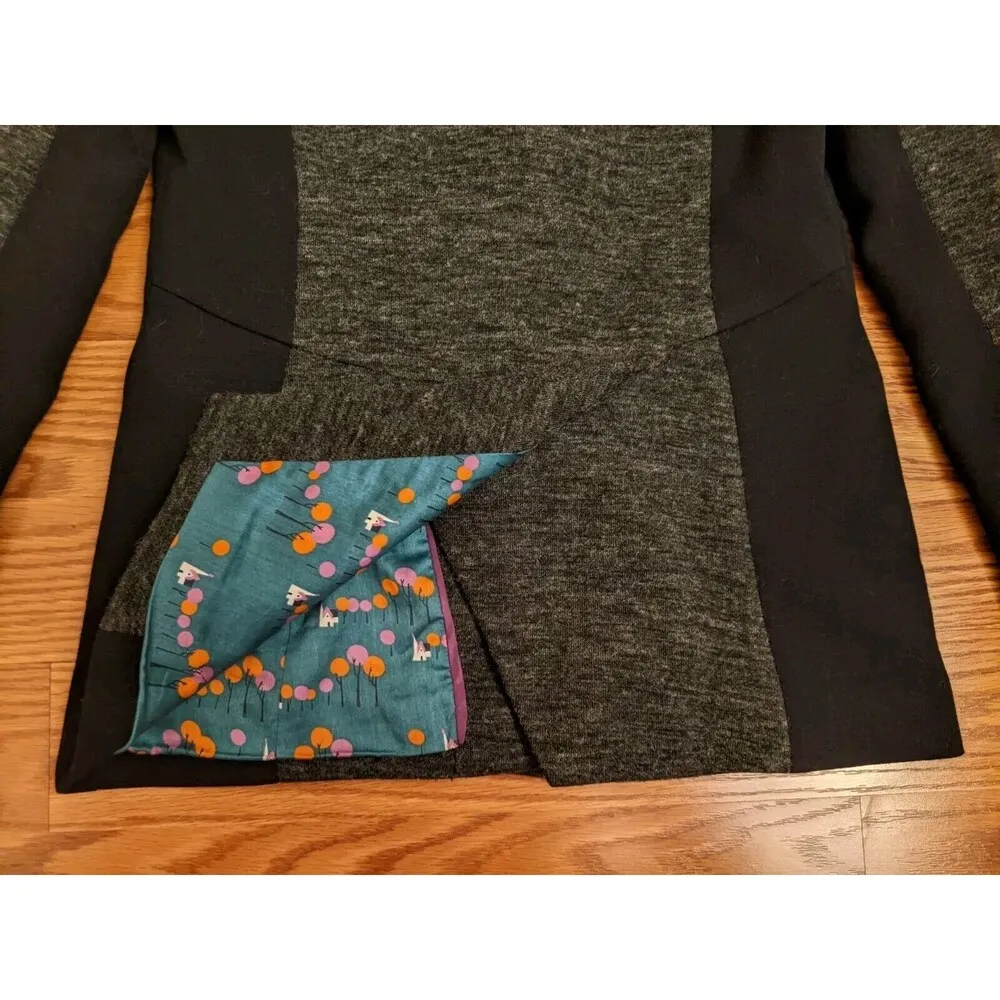 EUC Cartonnier Womans Jacket Blazer Sz 0 Academia Career Preppy Business Casual Gray - Image 8