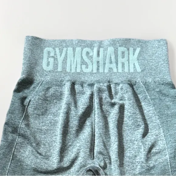 Gymshark Flex High Waist Cycle Shorts Studio Green 7” Inseam Women’s Size Small - Image 3