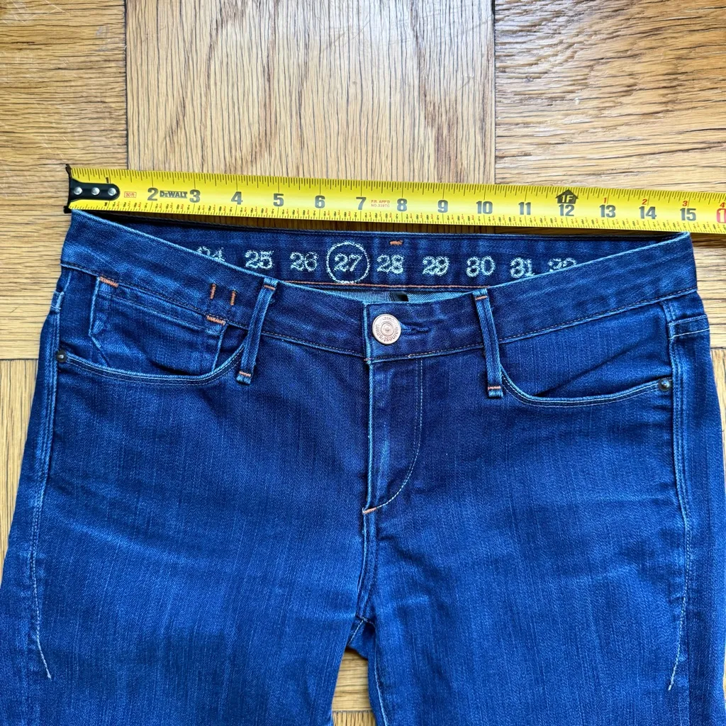 Earnest Sewn Harlan 93 Cigarette Leg Jeans, Size 27, VGUC Blue - Image 13