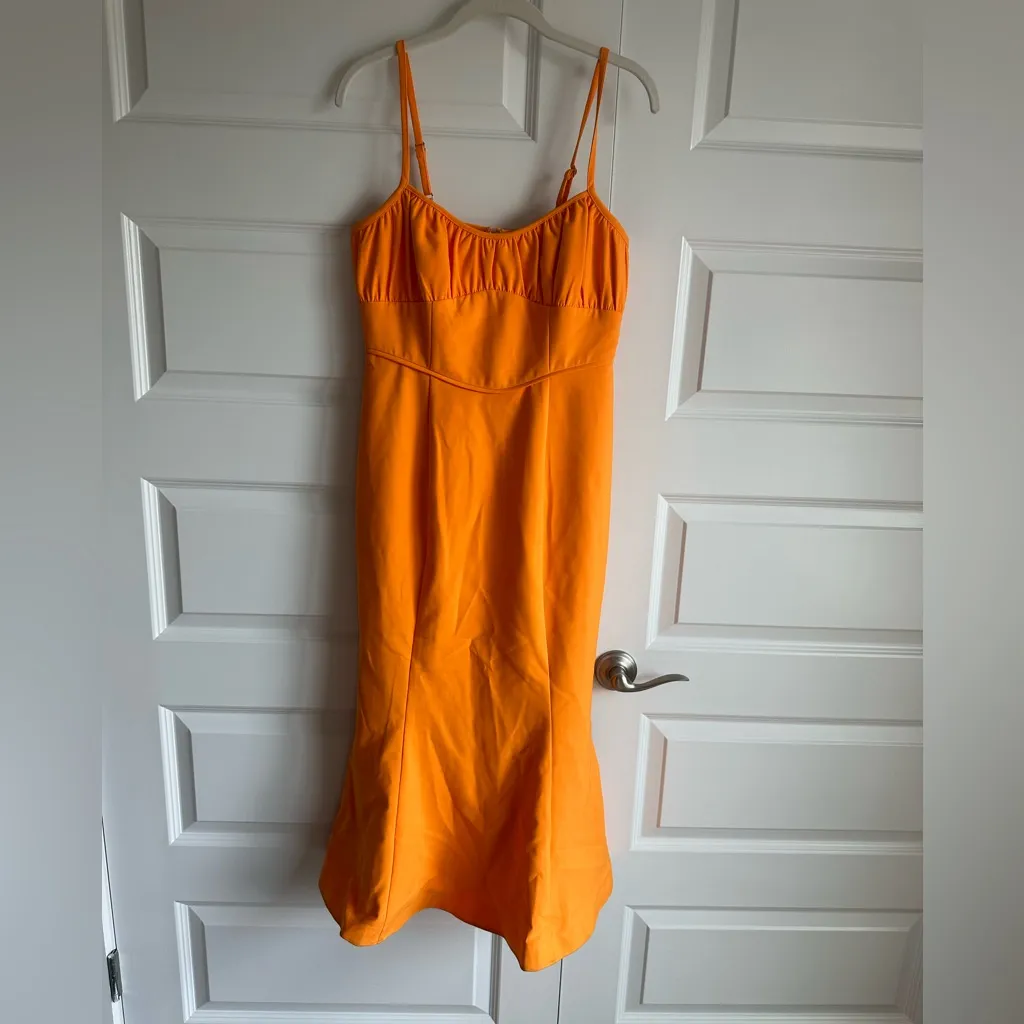 Likely Lyla Trumpet Midi Dress in Clementine Size‎ 6 NWT - Image 8