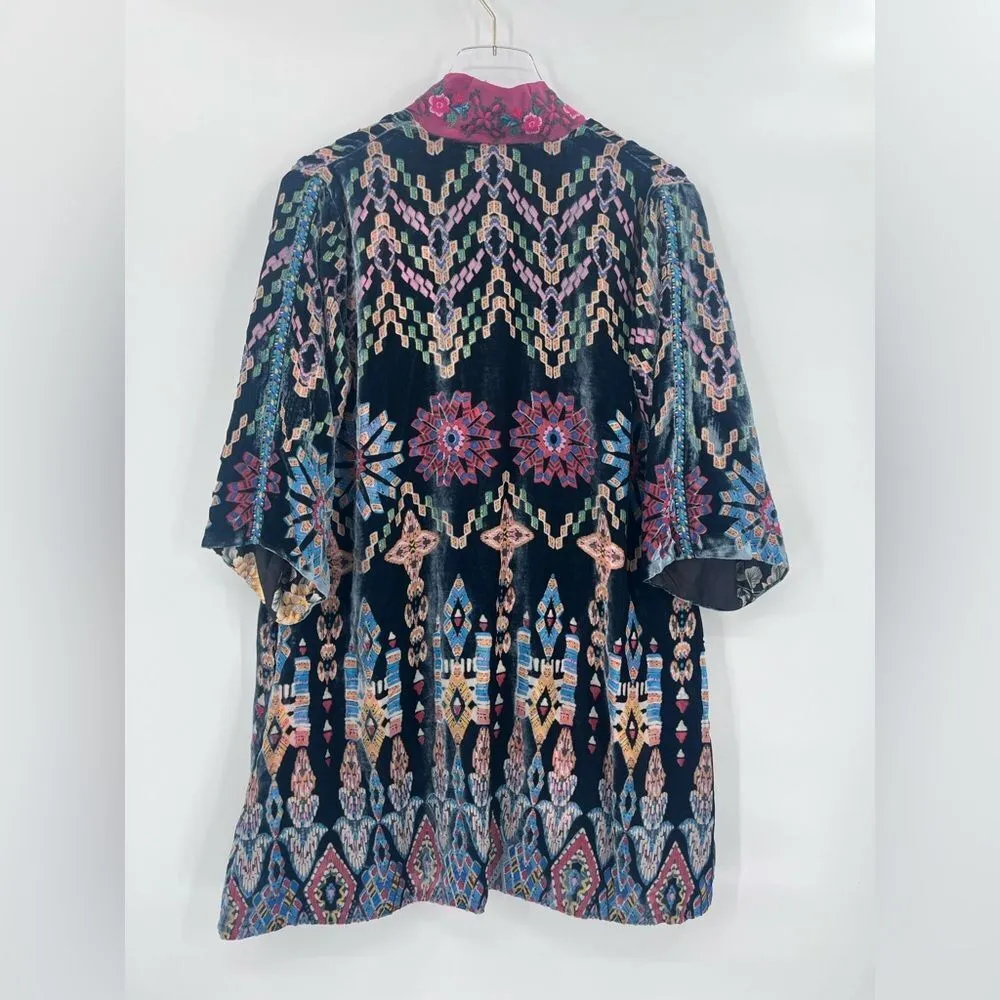 JOHNNY WAS - WOMEN'S‎ PAYDEN REVERSIBLE KIMONO size XS - Image 5