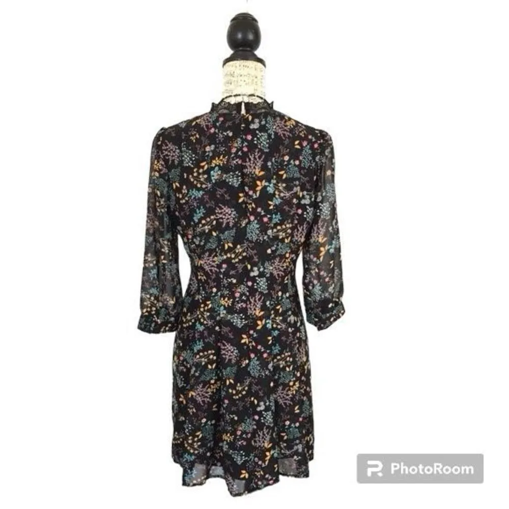 ✨Floral Mockneck High Neck Prairie Midi Dress Lauren Conrad✨ - Image 5