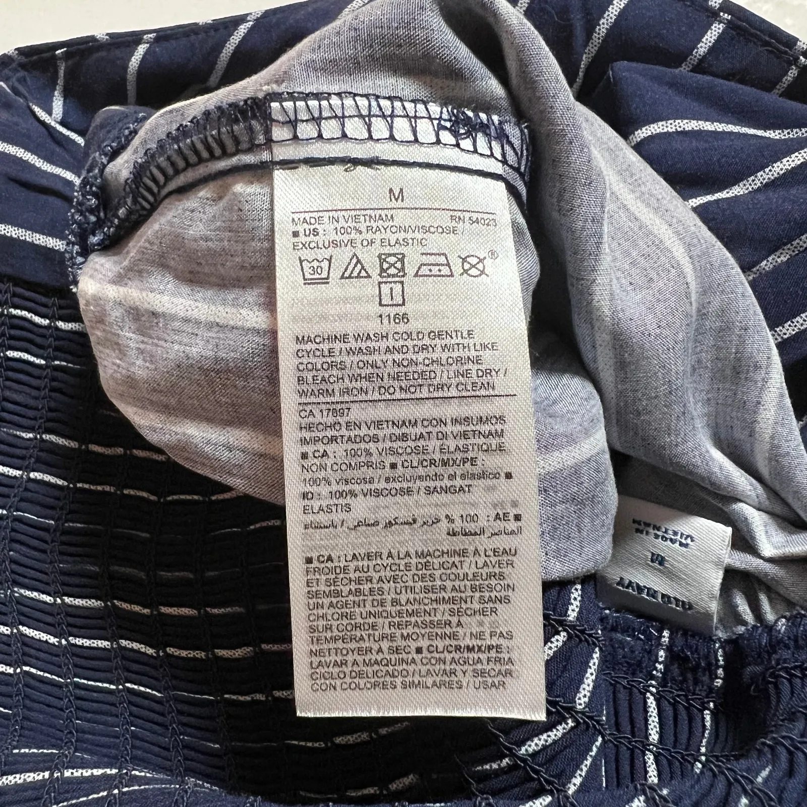 Old Navy Sleeveless Square Neck Cami Jumpsuit Size M NEW Pinstripe Nautical - Image 8