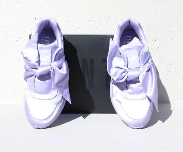 Purple Fenty Bow Shoes - Image 9
