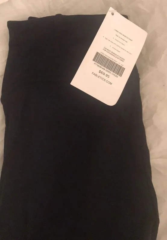 Fabletics High Waisted Black Leggings  - Image 5