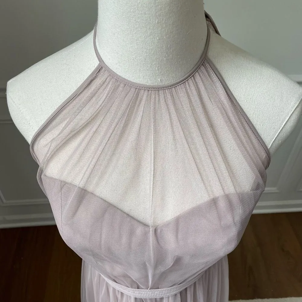 Aliki Bridesmaid Prom Formal Dress Gown Latte 4 - Image 5