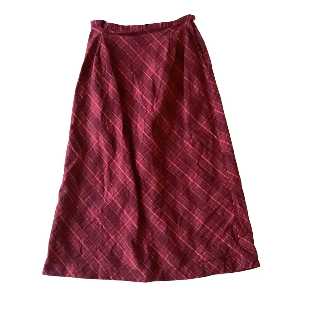 St John’s Bay Plaid Flannel Skirt - Image 3