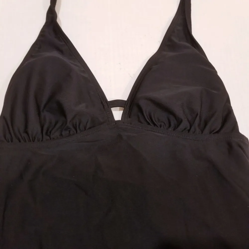 Old Navy Black Halter Tie Swim Top Small Petite - Image 6