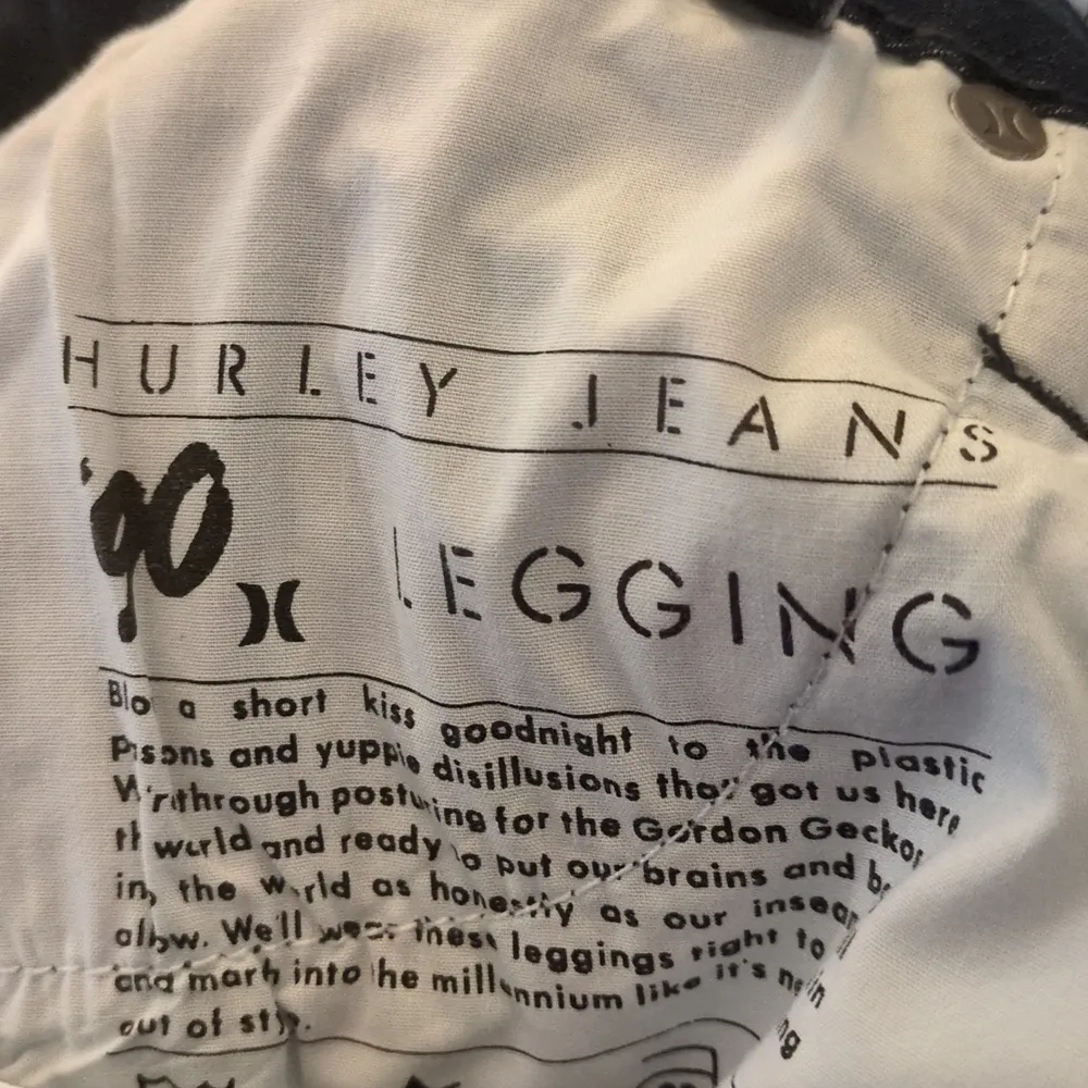 Hurley 90 legging jeans zipped ankles size 3 - Image 5