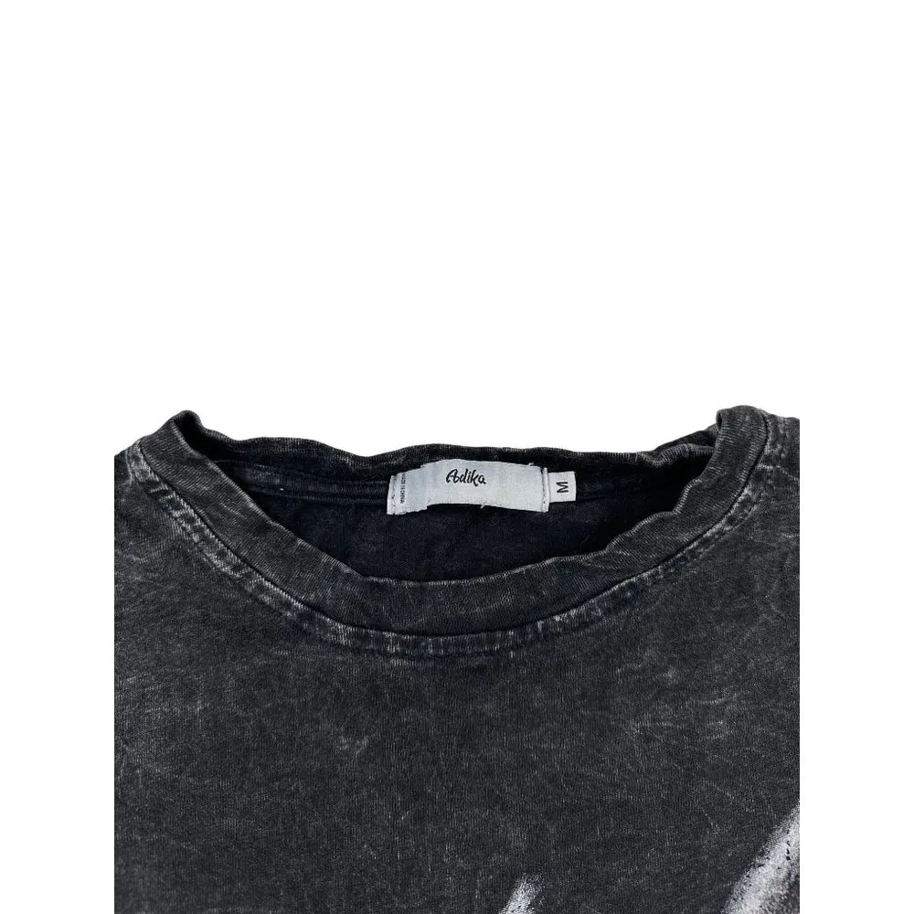 Adika - Butterfly Oversized Tee in Black and Multicolor - Image 3