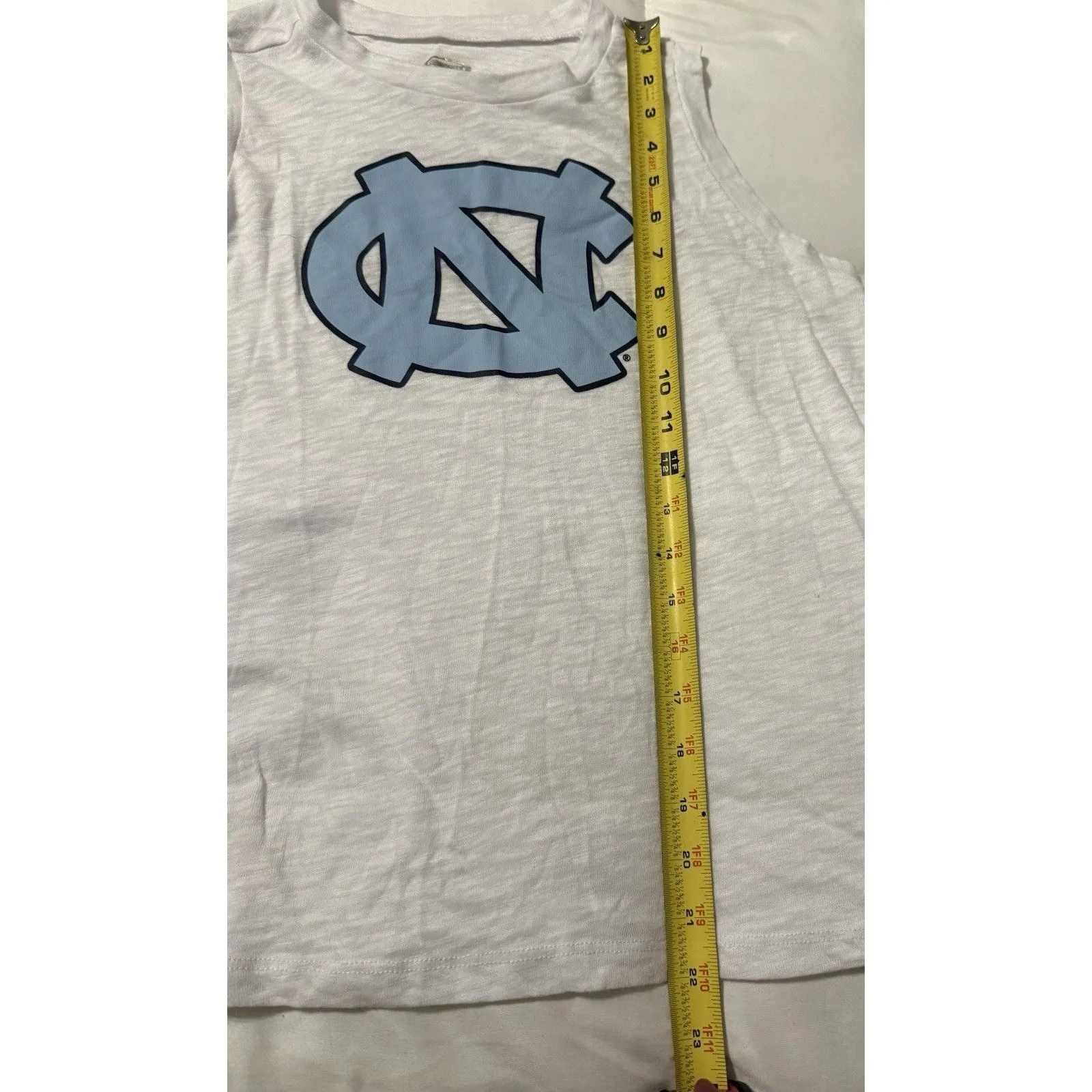 Women’s UNC College Concepts Tank top Sleepwear Tar Heels North Carolina Large White - Image 5