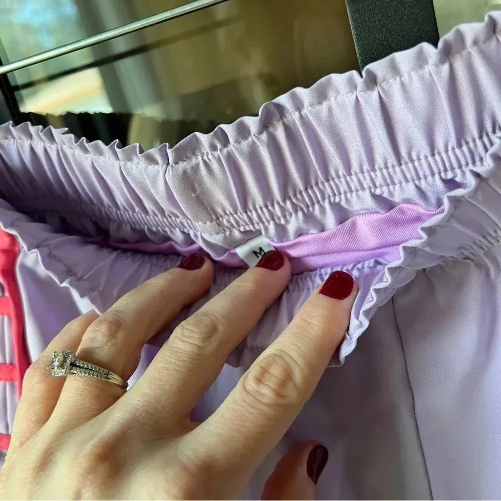 Pastel pleated workout running shorts contrast easy tiger FP movement go skort - Image 5