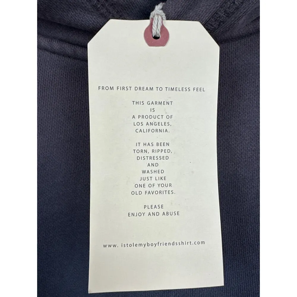 Women’s “I stole my boyfriend’s shirt” ISMBS Ombré Brown Hoodie Size Sm/Med - Image 7