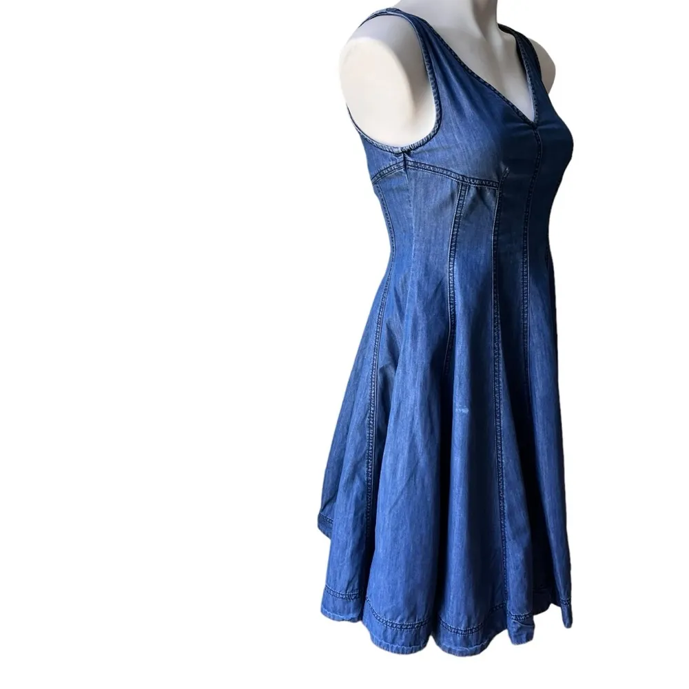 Anthropologie Holding Horses Denim Dress, Sz 0 - Image 8